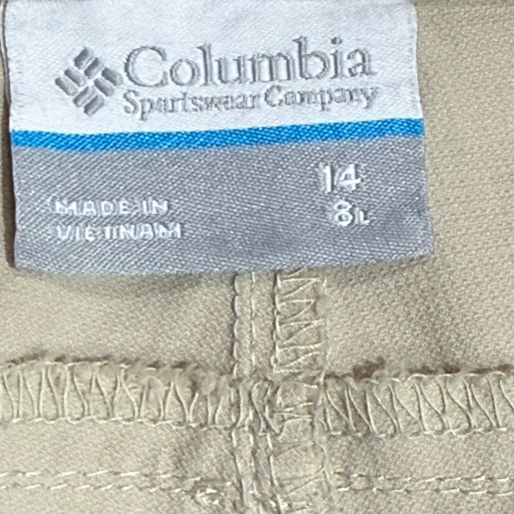 Columbia Sportswear Omni Wick Outdoor Adventure Khaki Shorts Women’s Size 14 - Picture 5 of 11